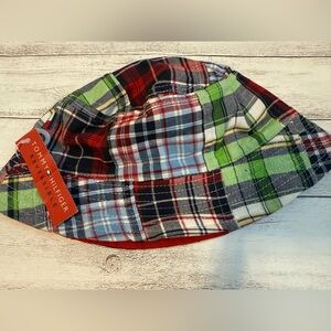 Tommy Hilfiger Reversible Plaid Unisex Kids Bucket Hat One Size